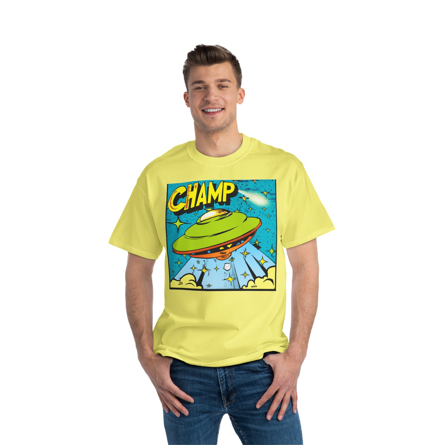 UFO CHAMP 12 - AI Art - Beefy-T® T-Shirt (S - 6XL Sizes, Multiple Colors)