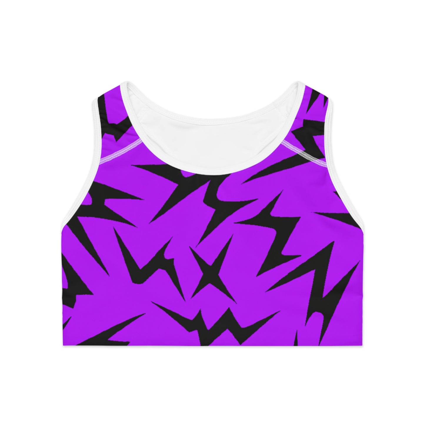 Bat Colony (Purple) - AI Art - Sports Bra (AOP)