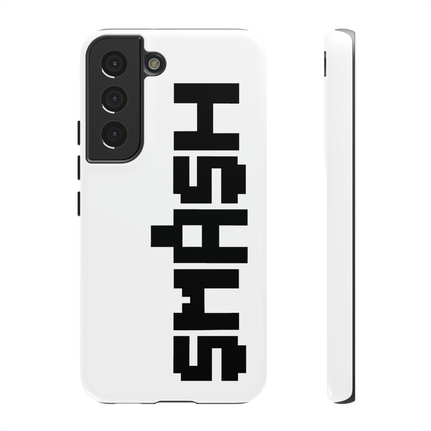 SMASH 8-Bit Logo Samsung Galaxy Phone Tough Cases (Versions S10-S21 Ultra, Plus, FE, E Available)