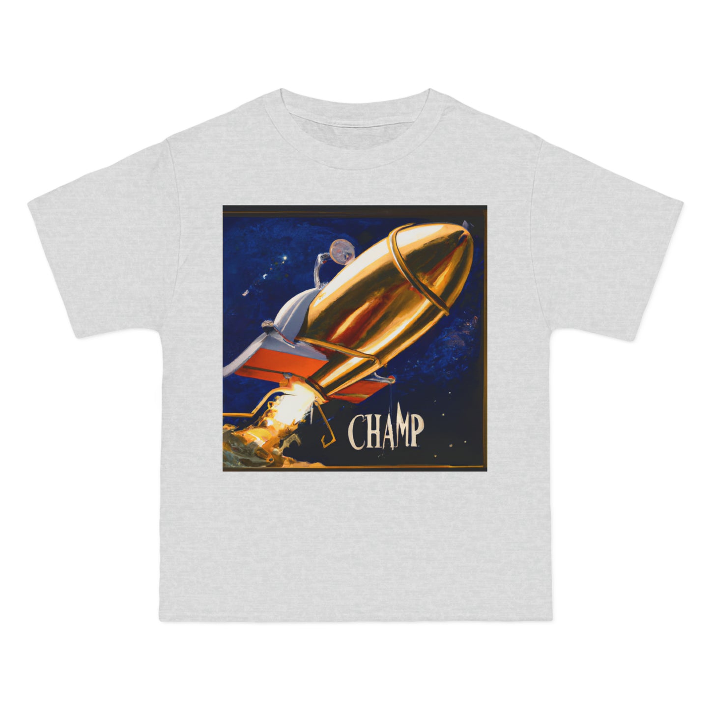 Steampunk Spaceship Champ 6 - AI Art - Beefy-T®  T-Shirt (Sizes S-6XL, Multiple Colors)