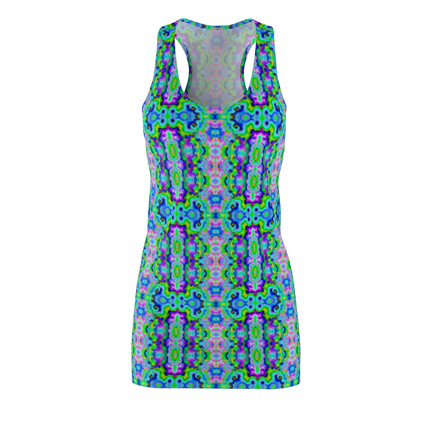 Kaleidoscope 7 - AI Art - Racerback Dress