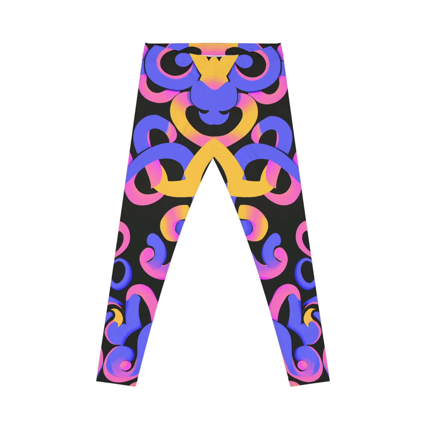 Psychedelic Octopus 1 - AI Art - Women's Casual Leggings (AOP)