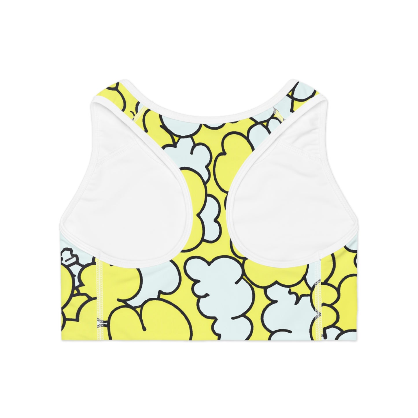 Buttered Popcorn - AI Art - Sports Bra (AOP)