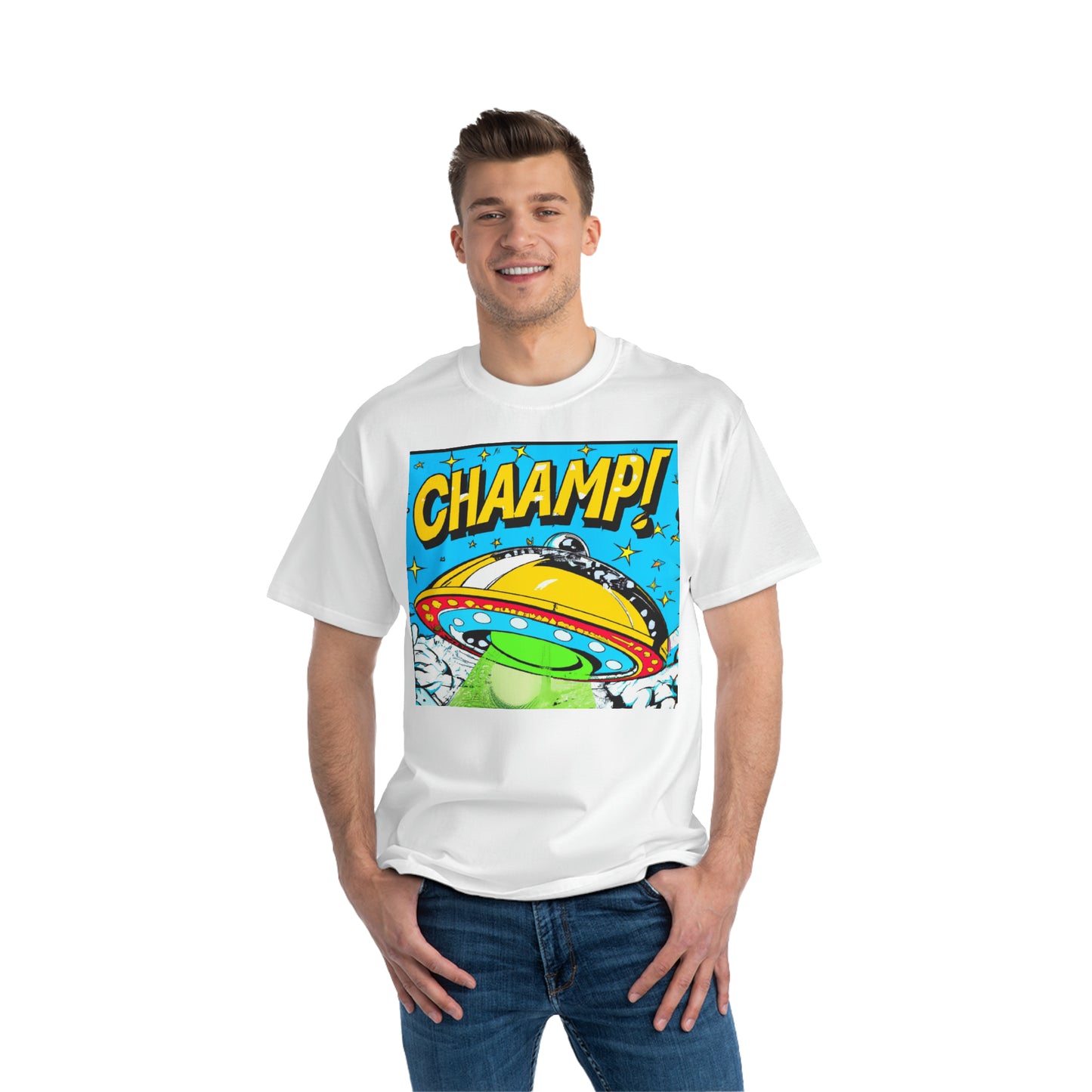 UFO CHAAMP! 11 - AI Art - Beefy-T® T-Shirt - (S - 6XL Sizes, Multiple Colors)