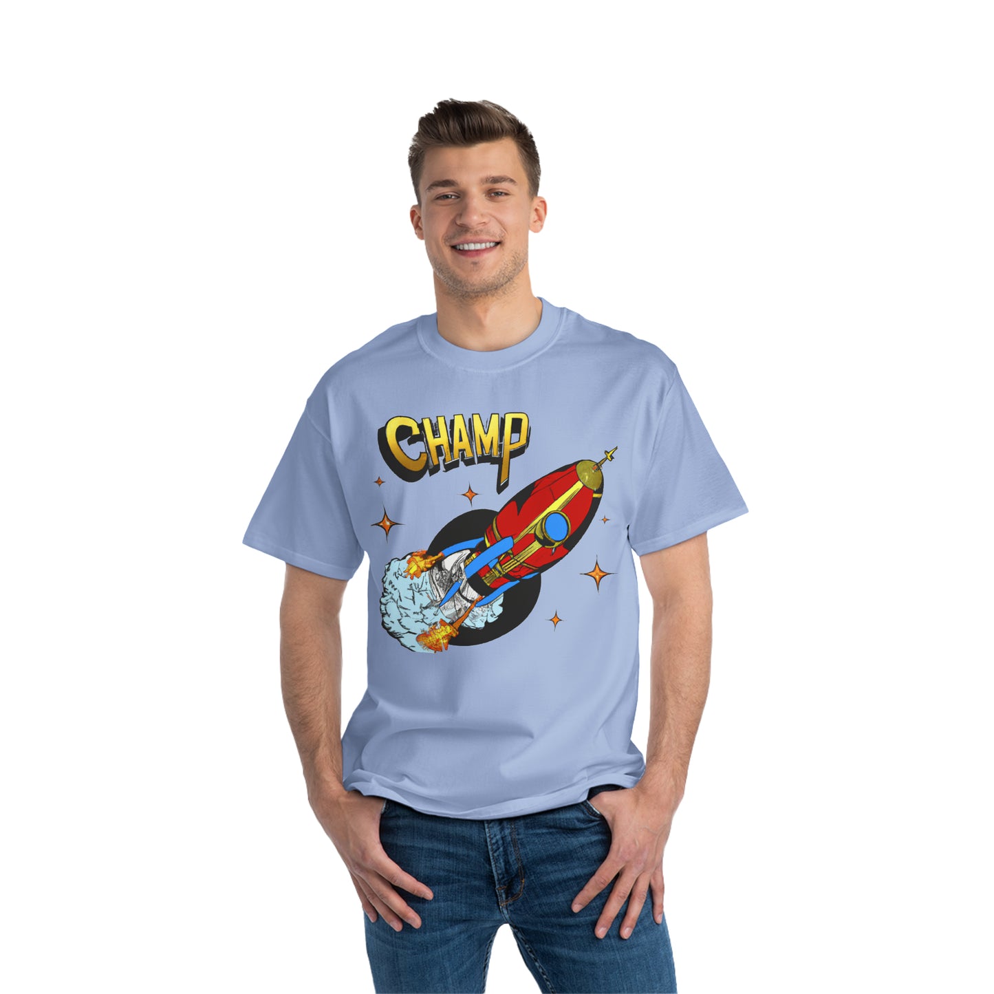 Spaceship Champ 7 - AI Art - Beefy-T®  Short-Sleeve T-Shirt