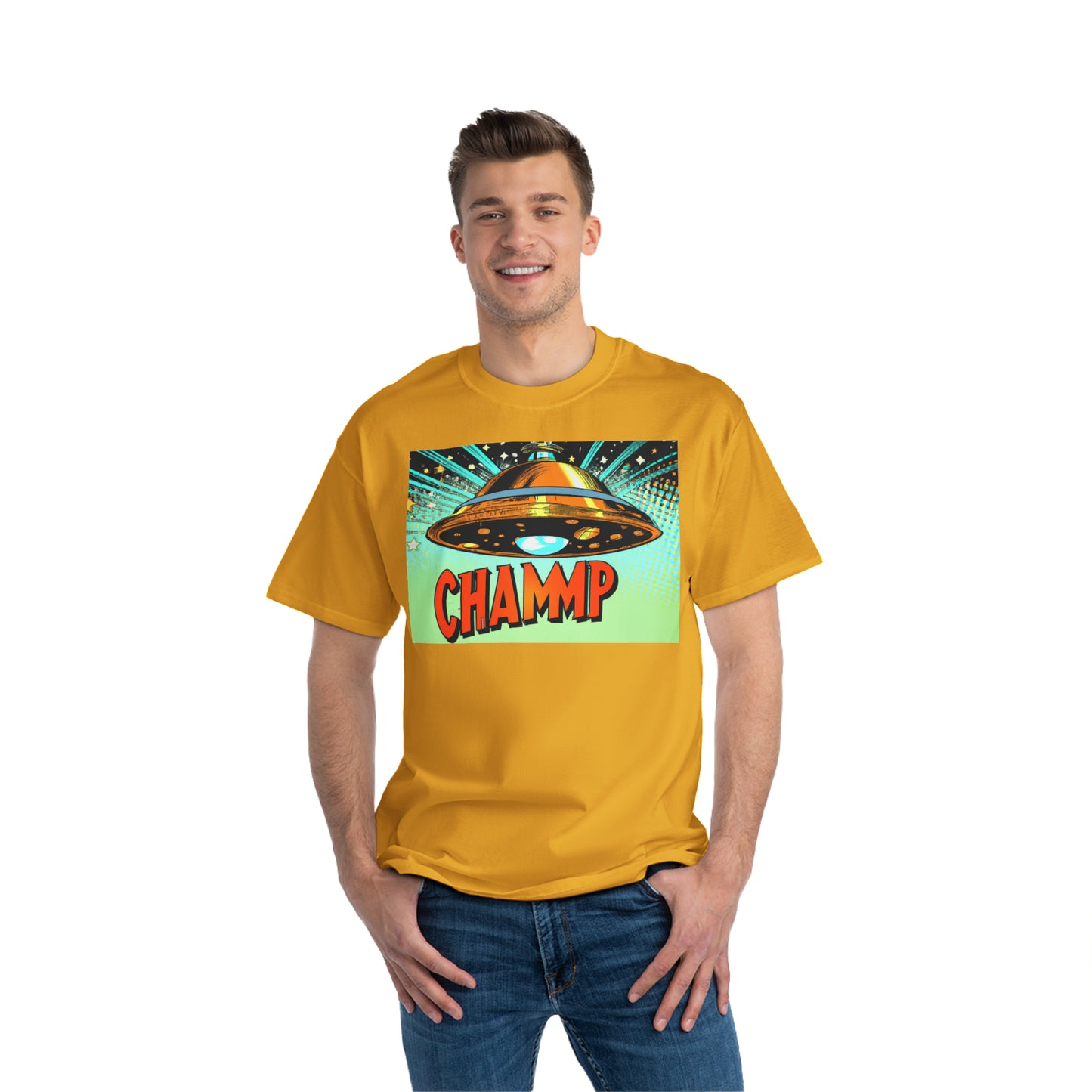 UFO CHAMMP 3 - AI Art - Beefy-T®  Short-Sleeve T-Shirt