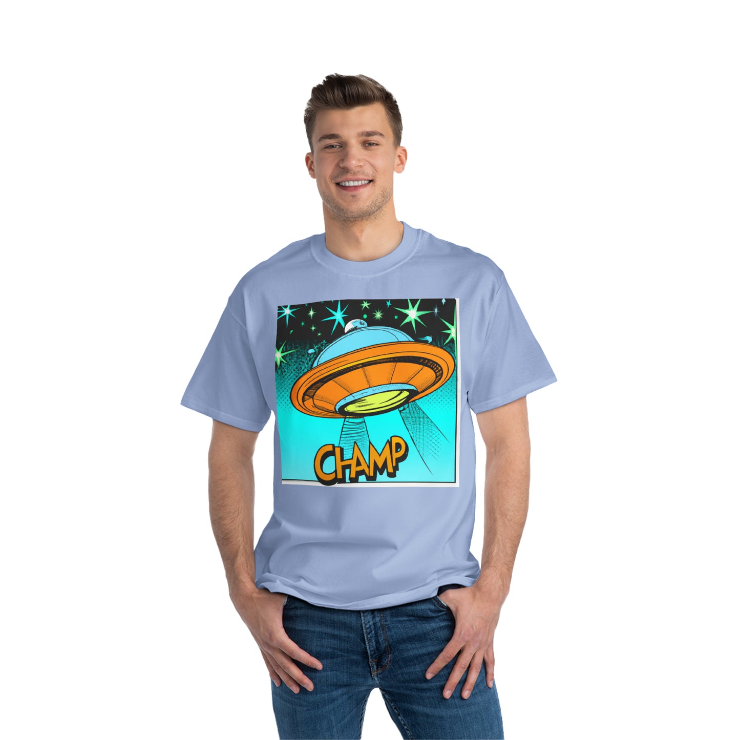 UFO Champ 2 - AI Art - Beefy-T® - (S - 6XL Sizes, Multiple Colors)