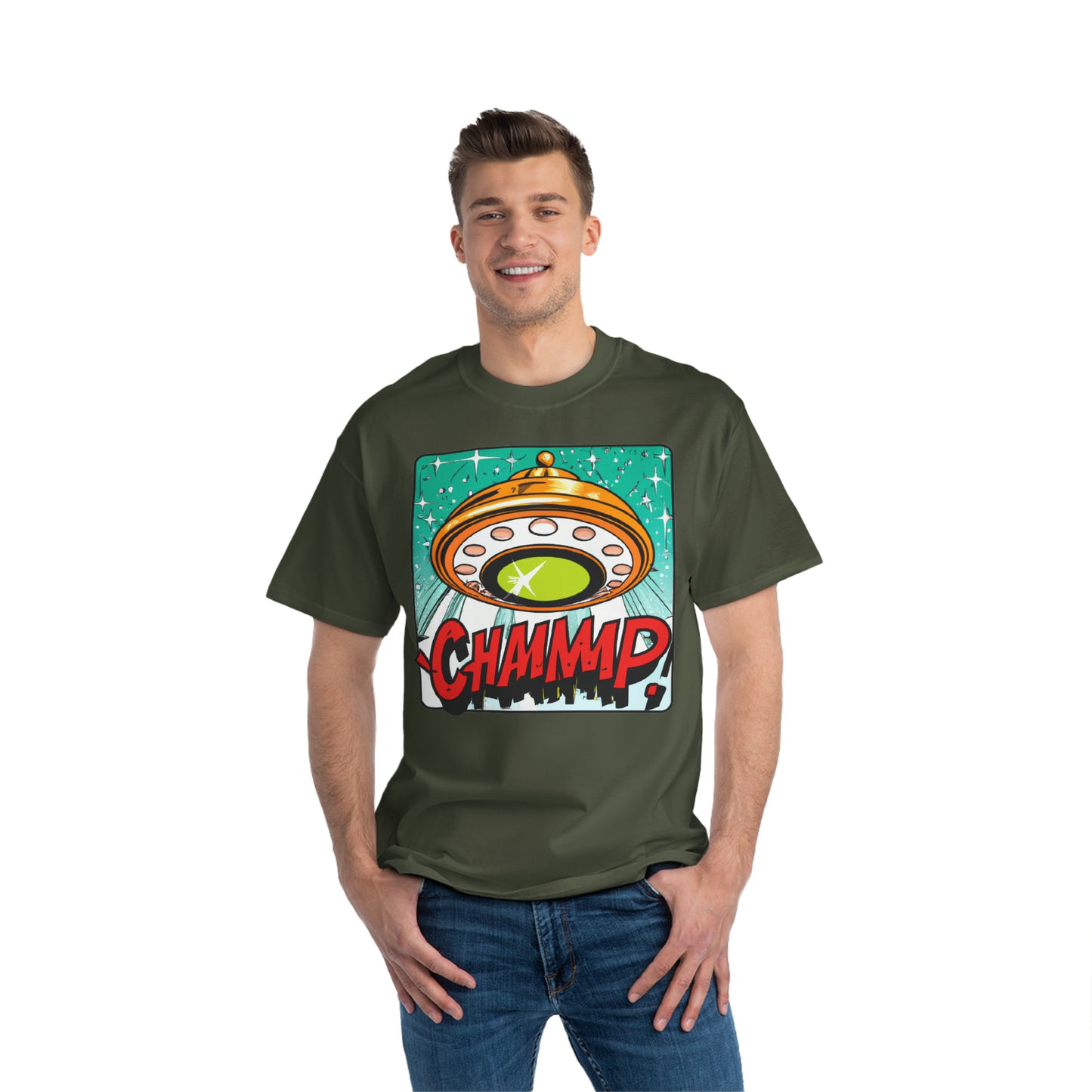 UFO CHAMMMP 8 - AI Art - Beefy-T® T-Shirt - (S - 6XL Sizes, Multiple Colors)