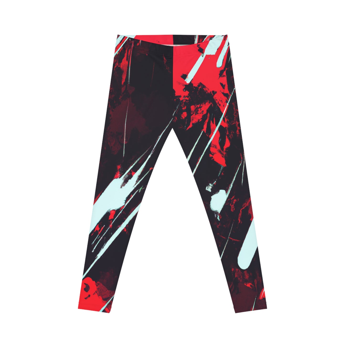 Paint On Rust - AI Art - Women's Casual Leggings (AOP)