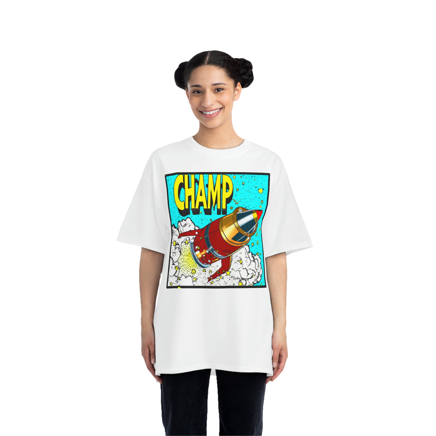 Spaceship Champ 3 - AI Art - Beefy-T®  Short-Sleeve T-Shirt