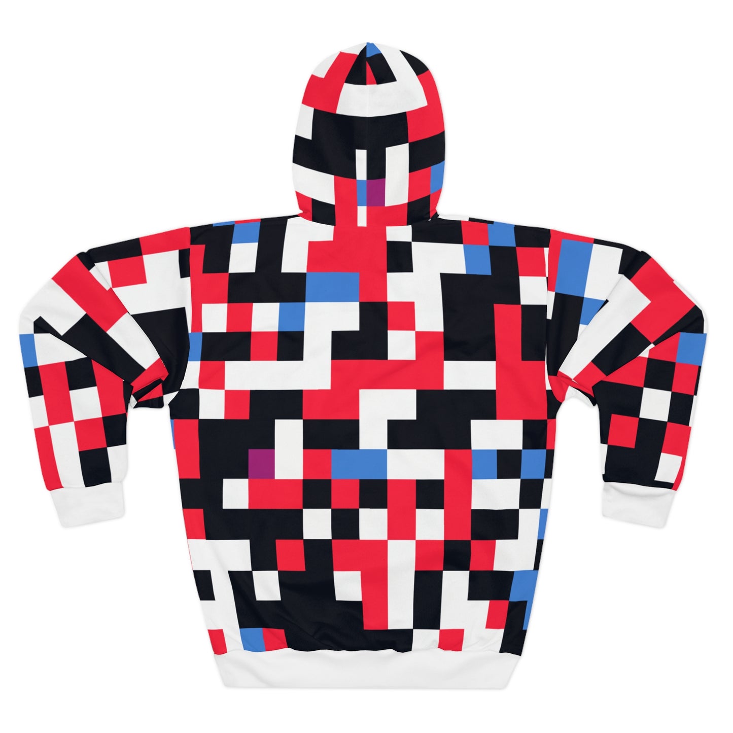 Colorful Pixelation - AI Art - Unisex Pullover Hoodie (AOP)