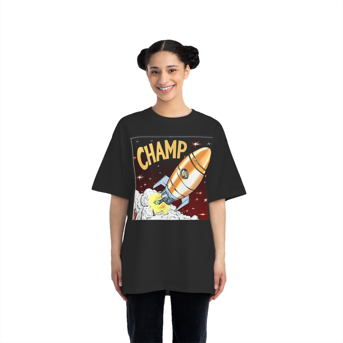 Spaceship Champ 8 - AI Art - Beefy-T®  Short-Sleeve T-Shirt