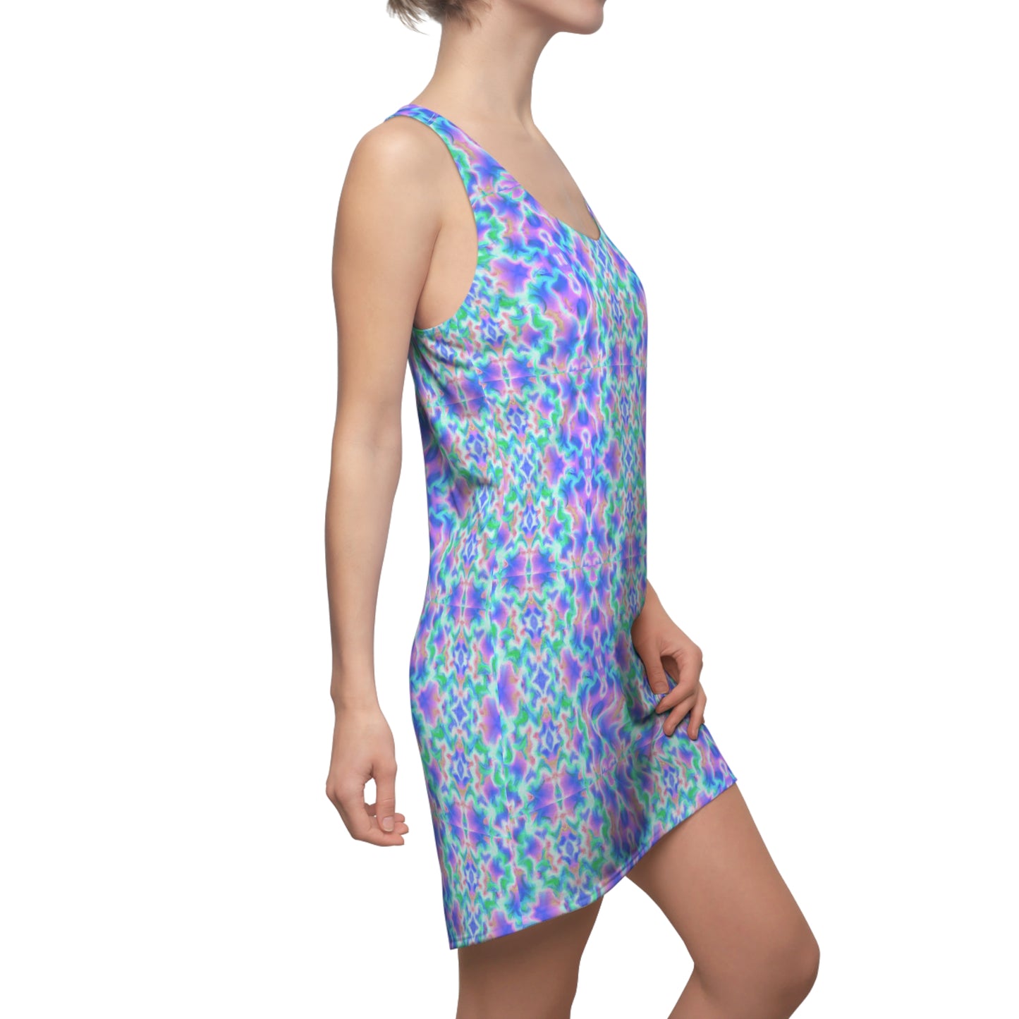 Kaleidoscope 6 - AI Art - Racerback Dress