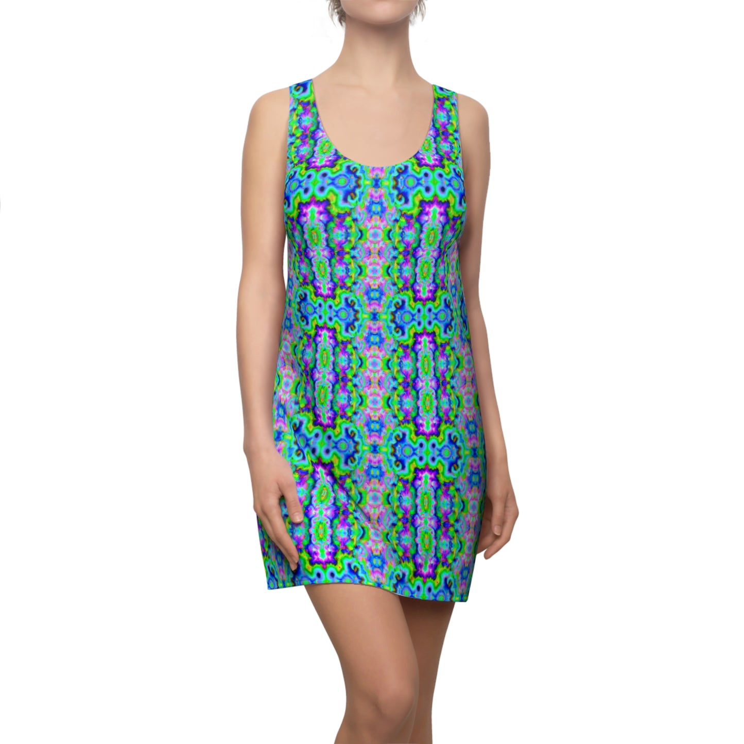 Kaleidoscope 7 - AI Art - Racerback Dress