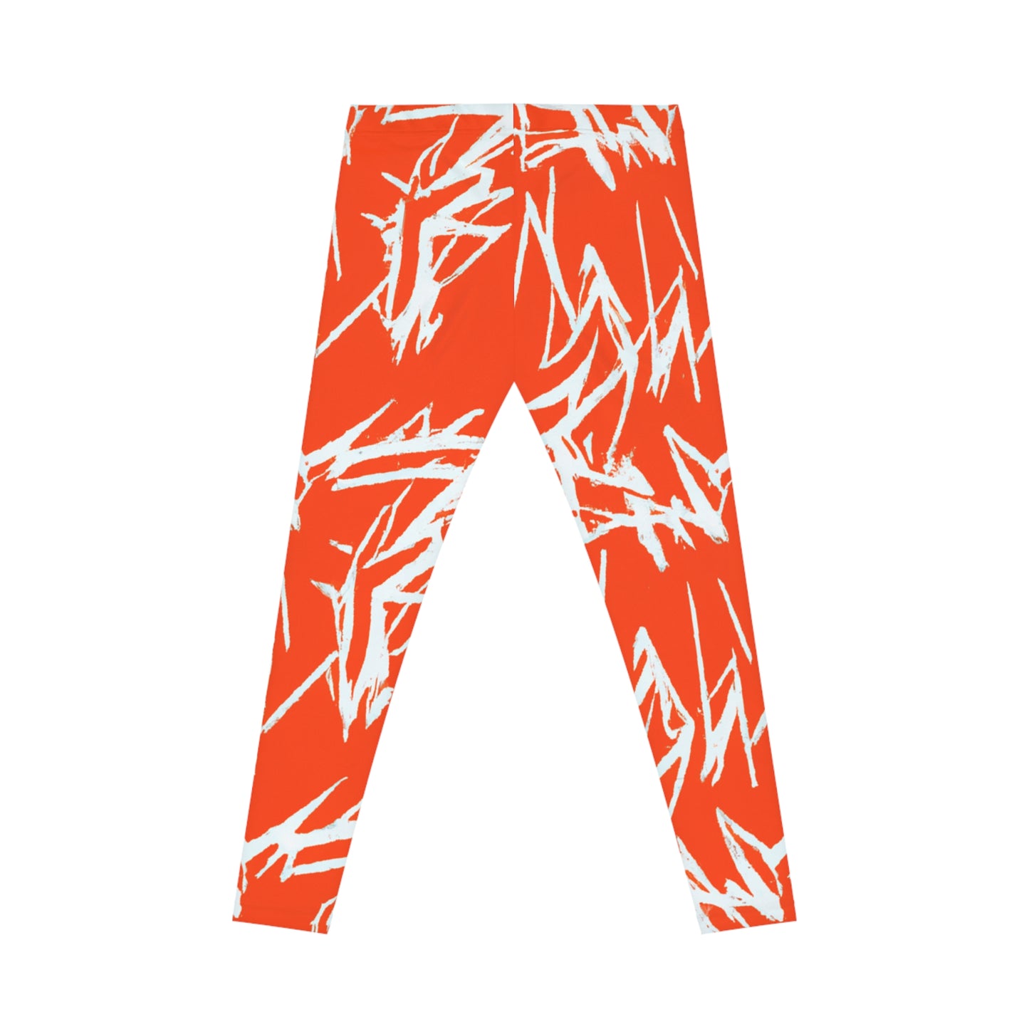 Pumpkin Scratches - AI Art - Women's Casual Leggings (AOP)