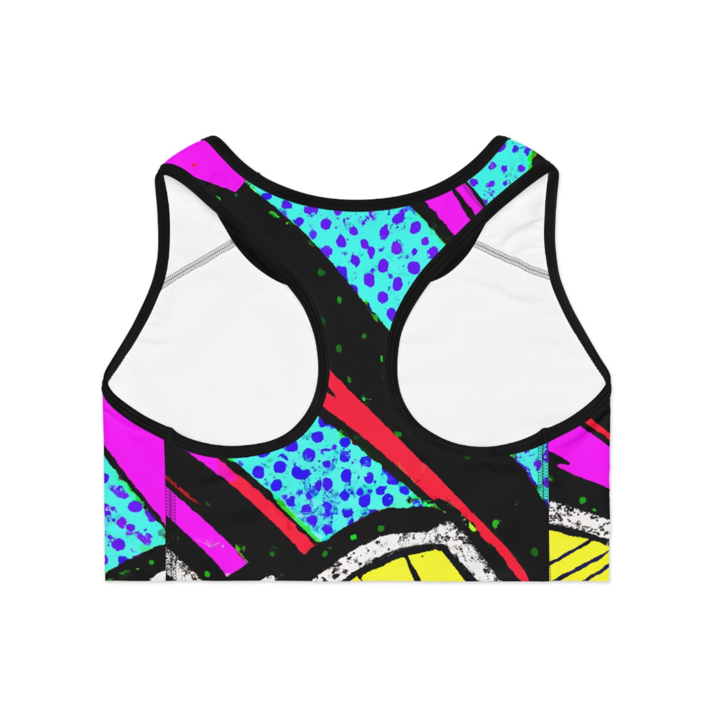 Cartoon Graphics 1 - AI Art - Sports Bra (AOP) - Made in USA