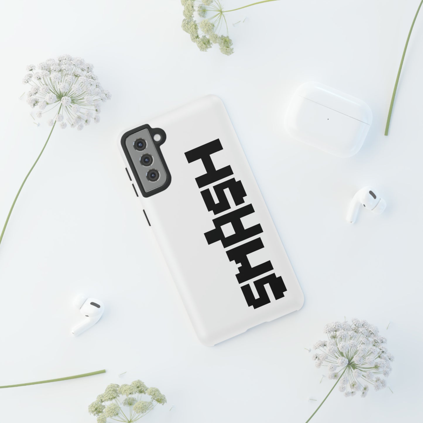 SMASH 8-Bit Logo Samsung Galaxy Phone Tough Cases (Versions S10-S21 Ultra, Plus, FE, E Available)