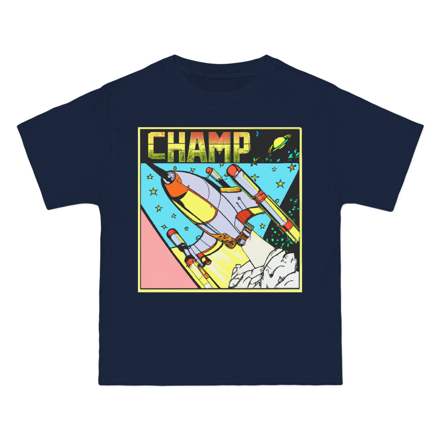 Spaceship Champ 1- AI Art - Beefy-T®  Short-Sleeve T-Shirt