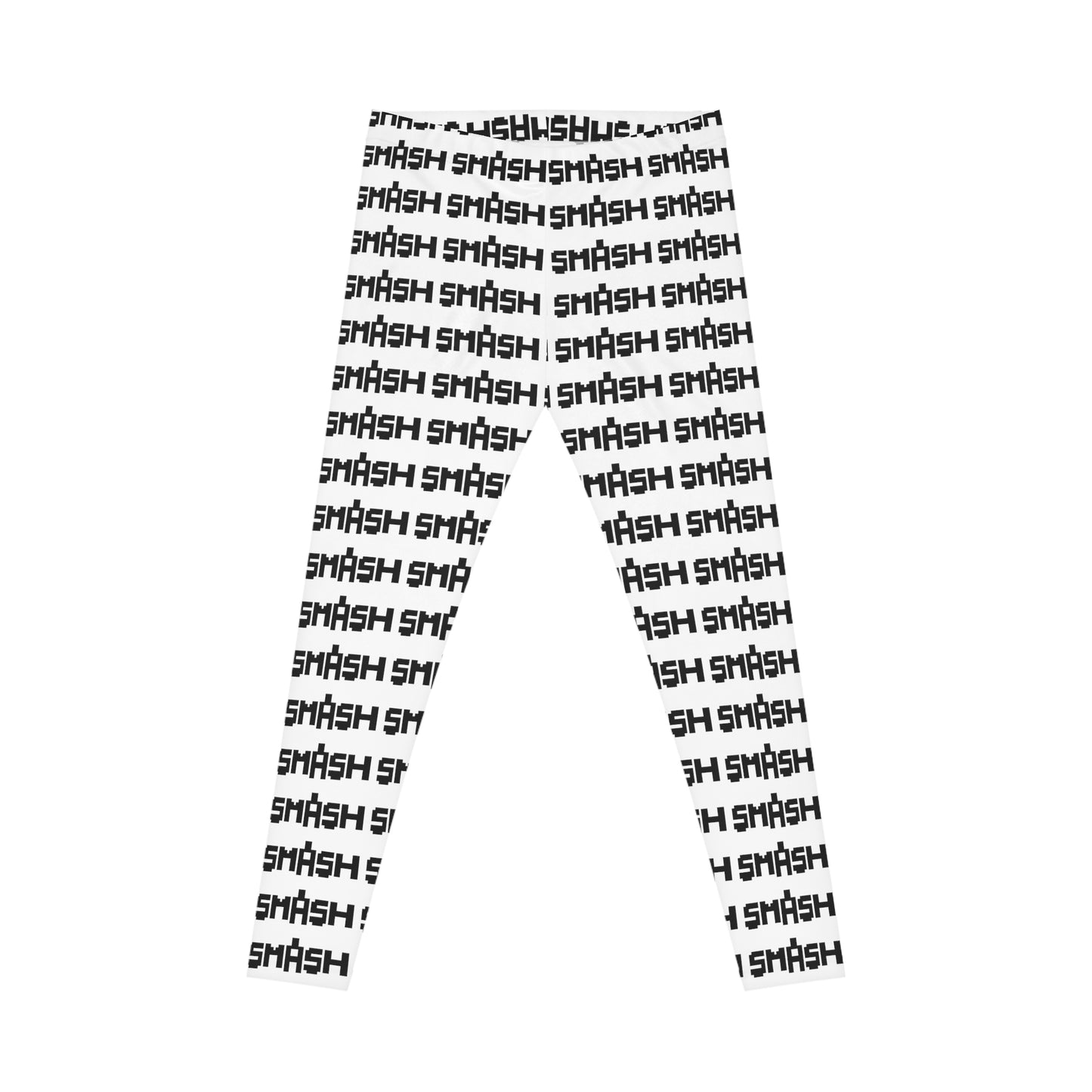 SMASH 8-bit Logos 2 - AI Art - Women's Casual Leggings