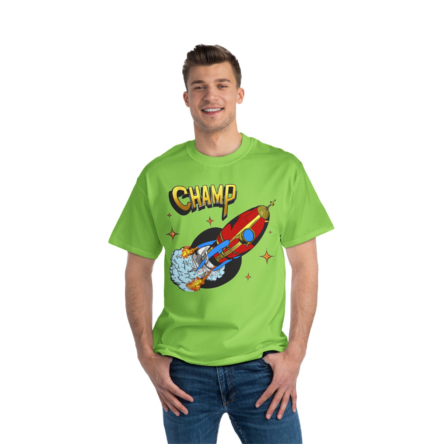 Spaceship Champ 7 - AI Art - Beefy-T®  Short-Sleeve T-Shirt