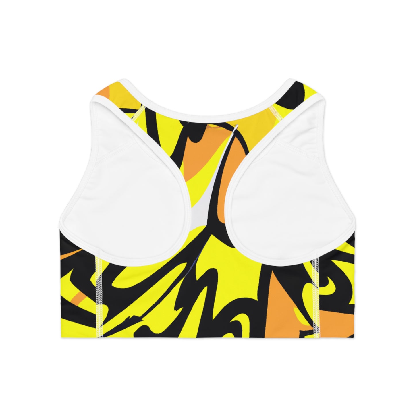 Tiger Swirl - AI Art - Sports Bra (AOP)