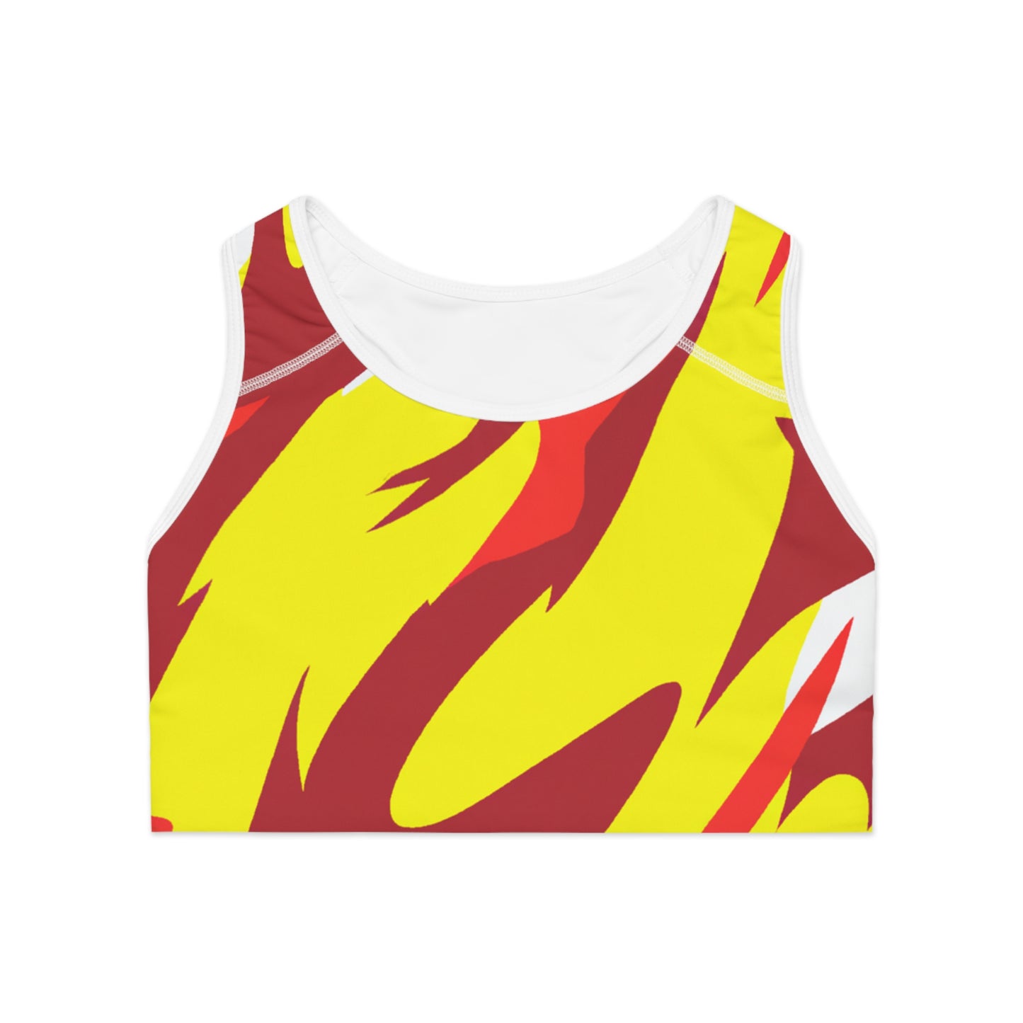 Mustard & Ketchup Dragon  - AI Art - Sports Bra (AOP)