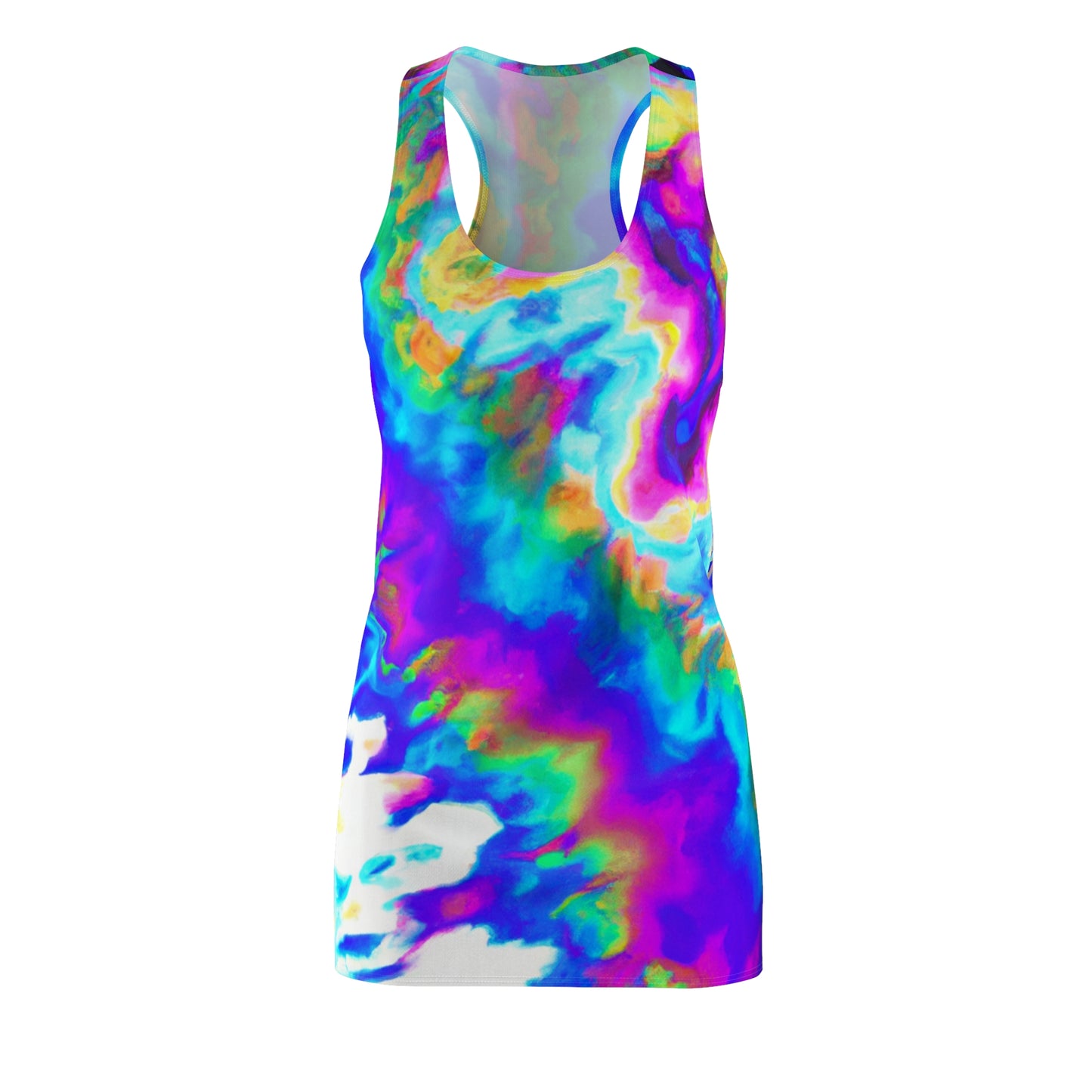 Oil & Water - AI Art -  Racerback Dress