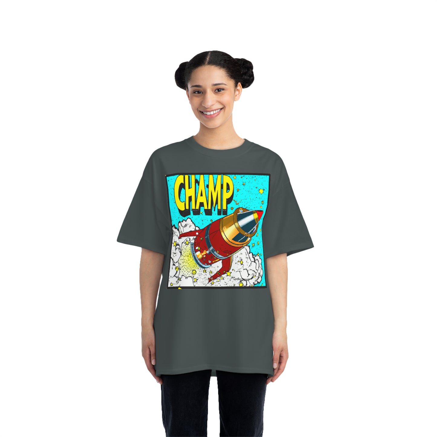 Spaceship Champ 3 - AI Art - Beefy-T®  Short-Sleeve T-Shirt