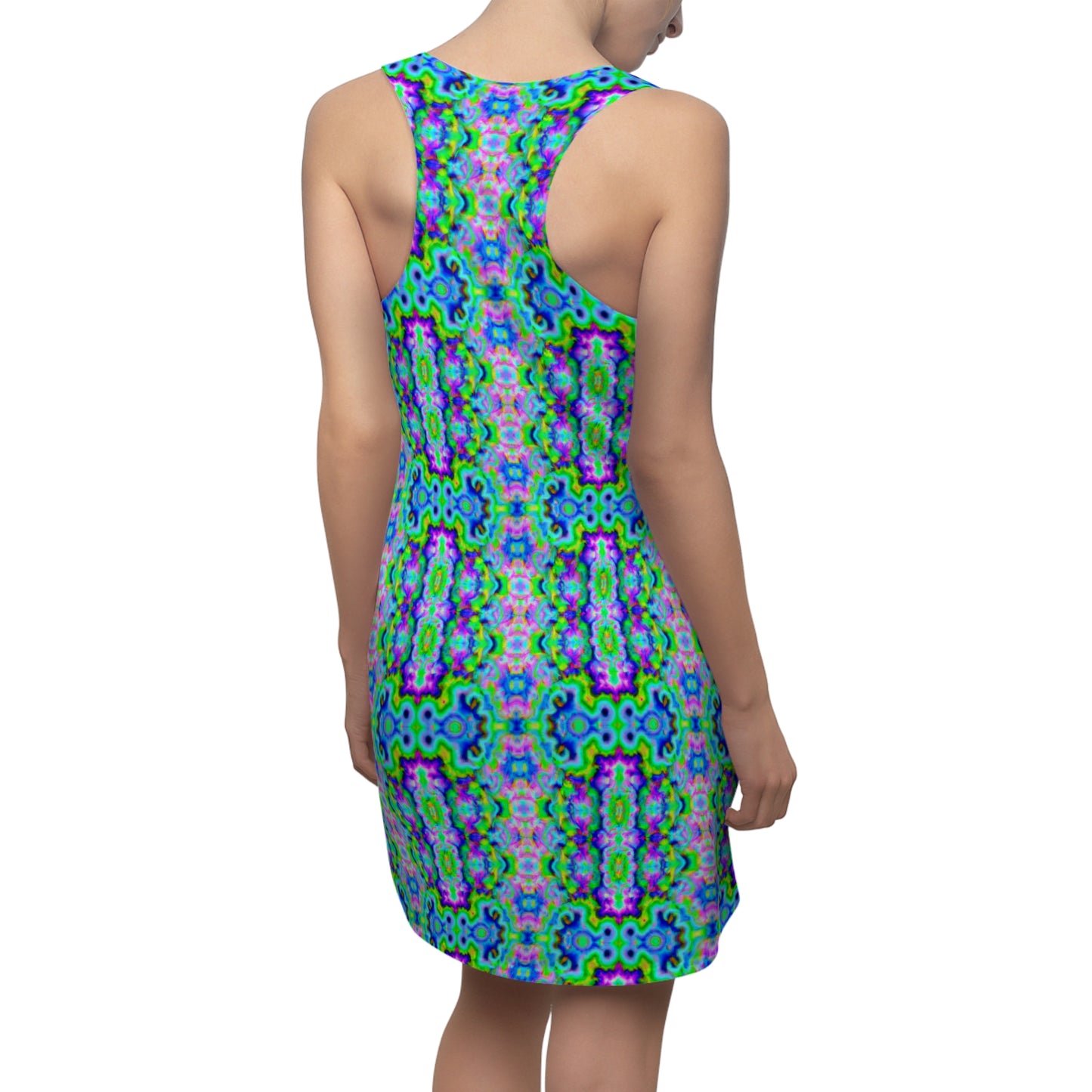 Kaleidoscope 7 - AI Art - Racerback Dress