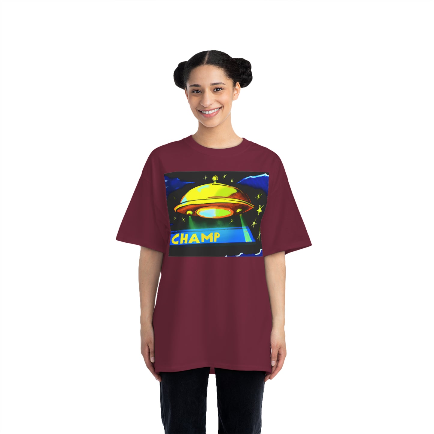 UFO CHAMP 6 - AI Art - Beefy-T® T-Shirt - (S - 6XL Sizes, Multiple Colors)