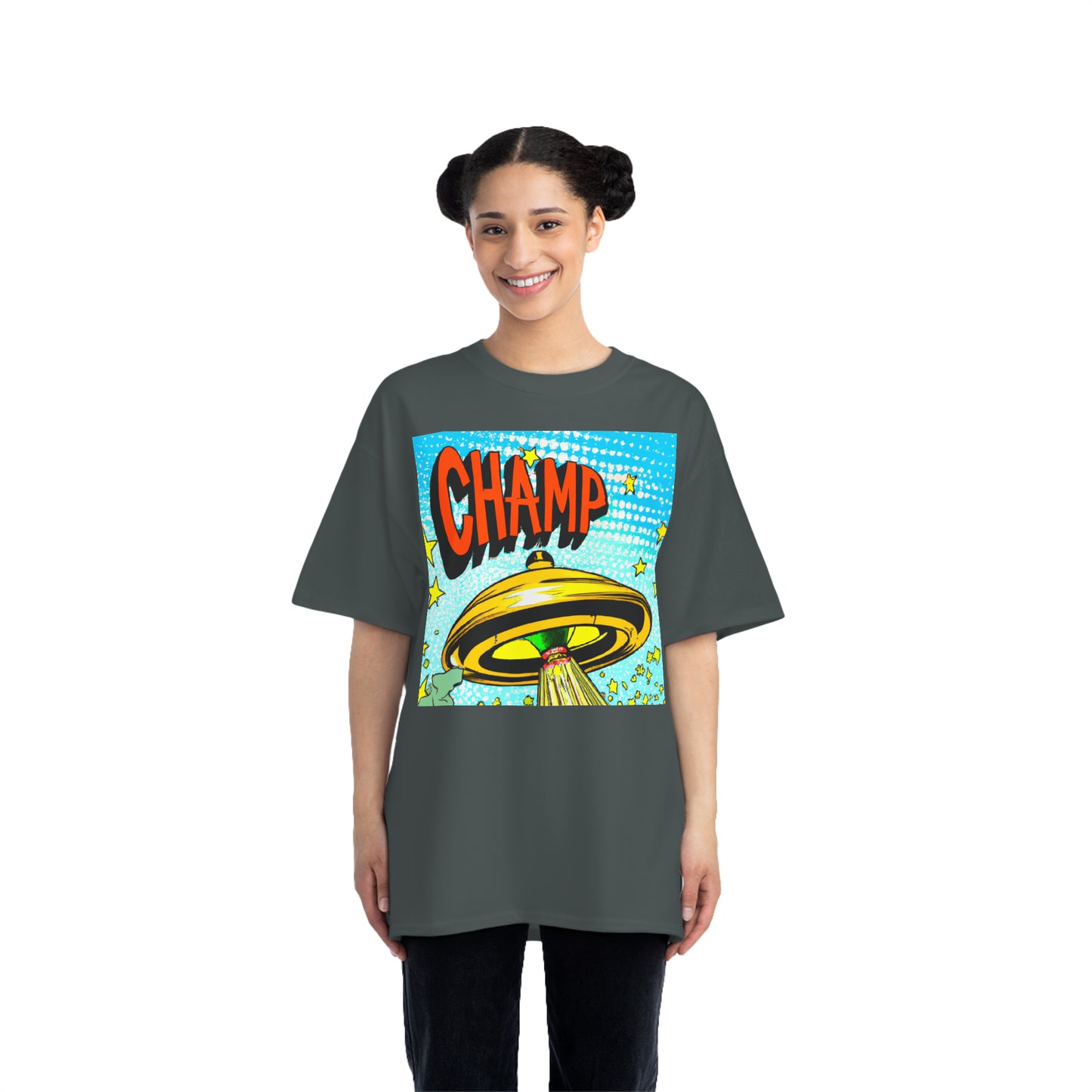 UFO CHAMP 10 - AI Art - Beefy-T® T-Shirt - (S - 6XL Sizes, Multiple Colors)