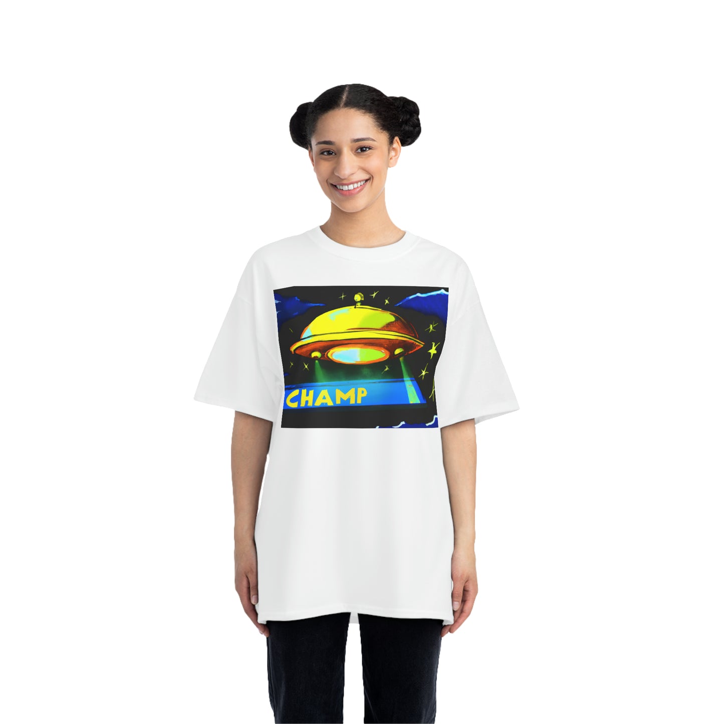 UFO CHAMP 6 - AI Art - Beefy-T® T-Shirt - (S - 6XL Sizes, Multiple Colors)