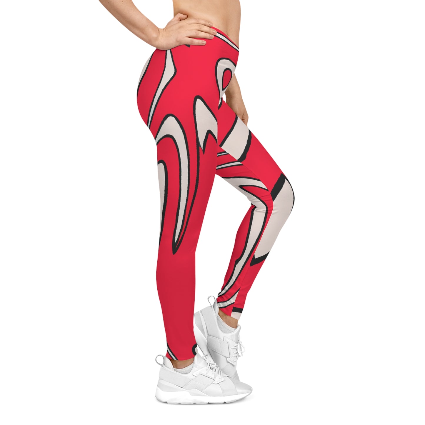 Hot Cinnamon & Sugar - AI Art - Women's Casual Leggings (AOP)