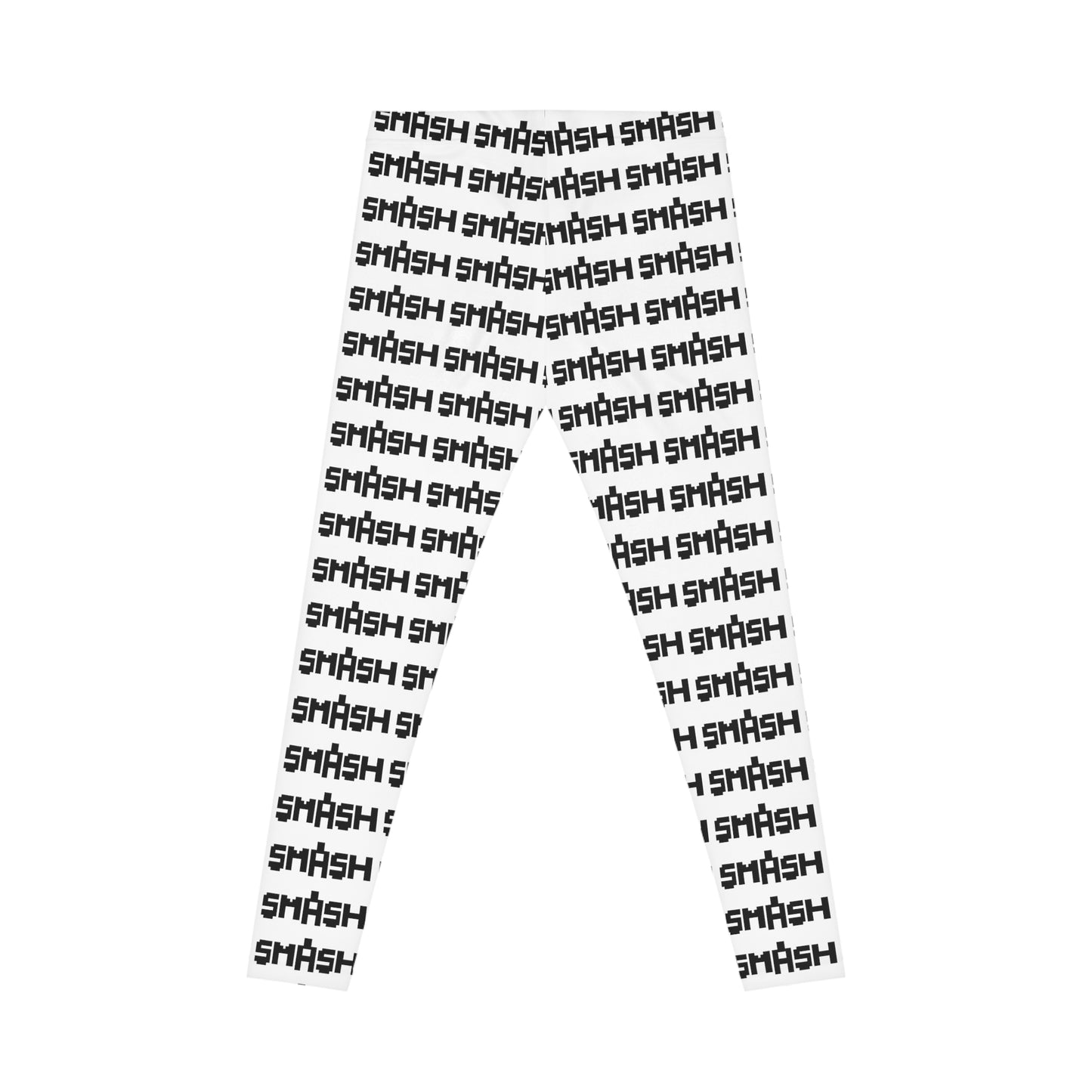 SMASH 8-bit Logos 2 - AI Art - Women's Casual Leggings