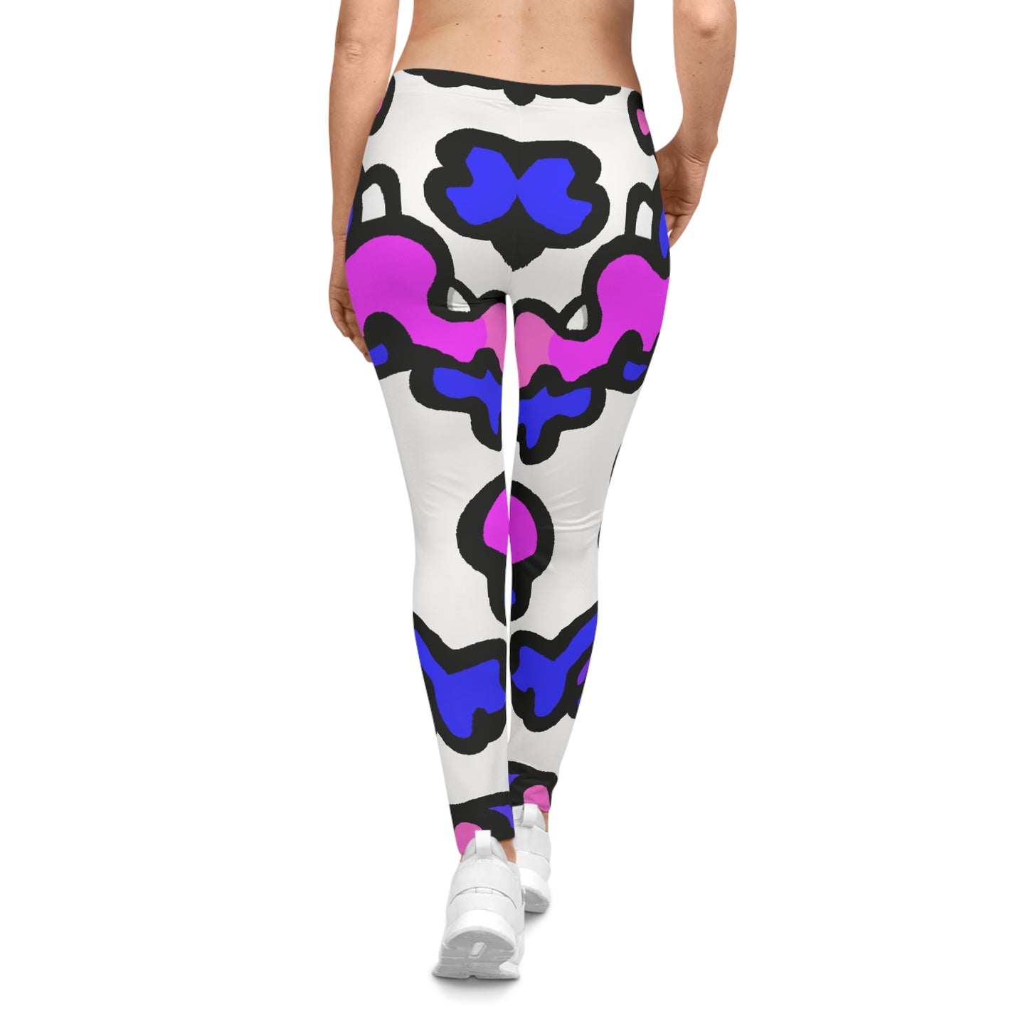 Cotton Candy Clouds - AI Art - Women's Casual Leggings (AOP)