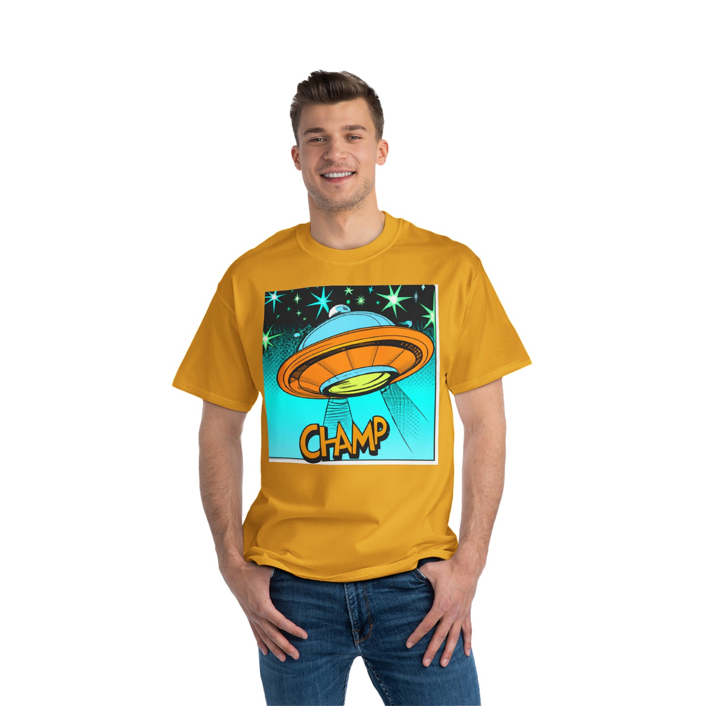 UFO Champ 2 - AI Art - Beefy-T® - (S - 6XL Sizes, Multiple Colors)