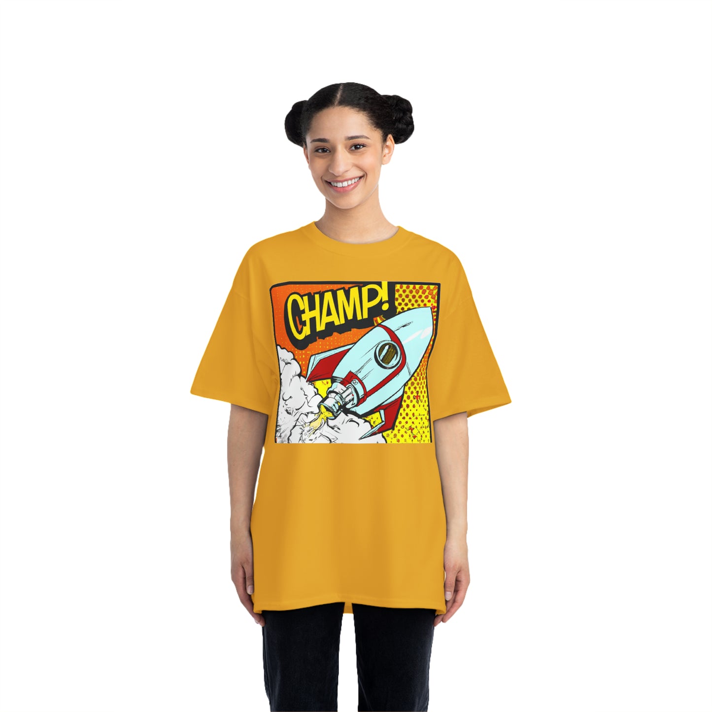 Spaceship Champ 2 - AI Art - Beefy-T®  Short-Sleeve T-Shirt