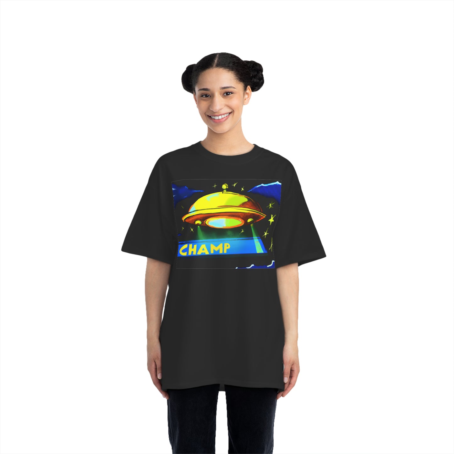 UFO CHAMP 6 - AI Art - Beefy-T® T-Shirt - (S - 6XL Sizes, Multiple Colors)