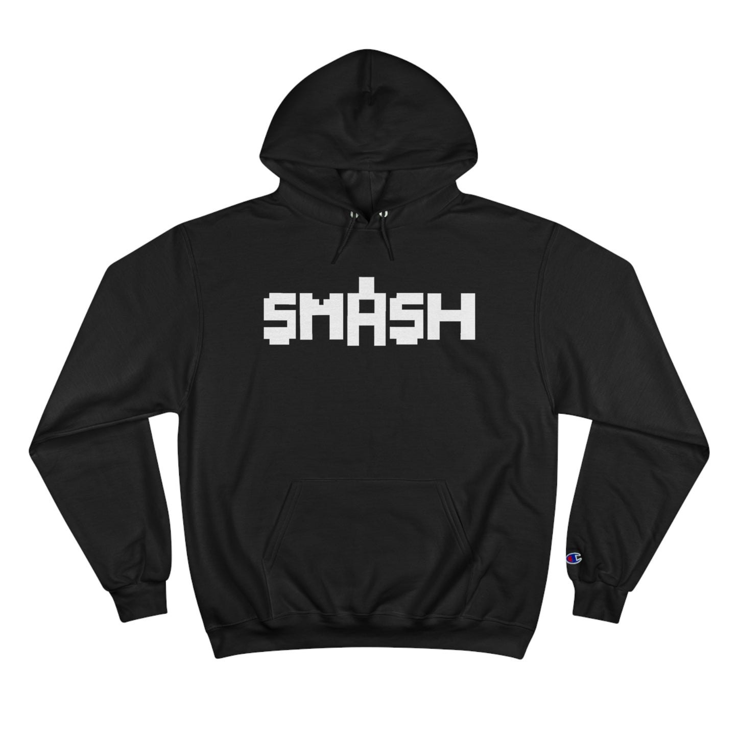 SMASH Logo 8-bit - AI Art - Champion Hoodie