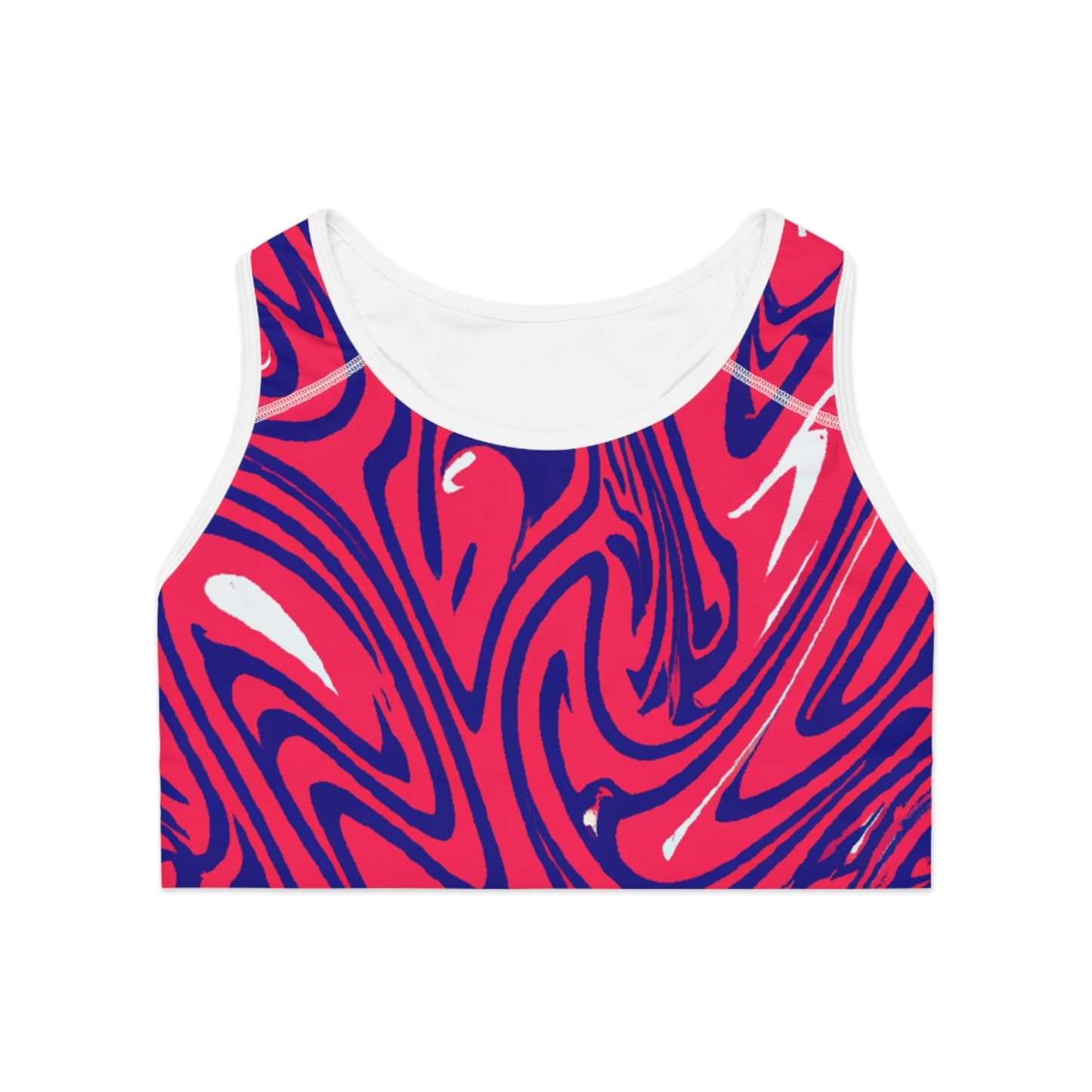 Martian Fingerprint - AI Art - Sports Bra (AOP)