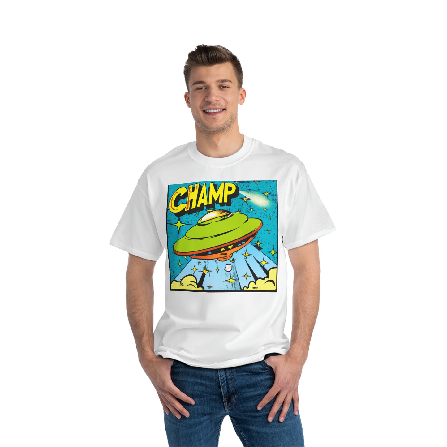 UFO CHAMP 12 - AI Art - Beefy-T® T-Shirt (S - 6XL Sizes, Multiple Colors)