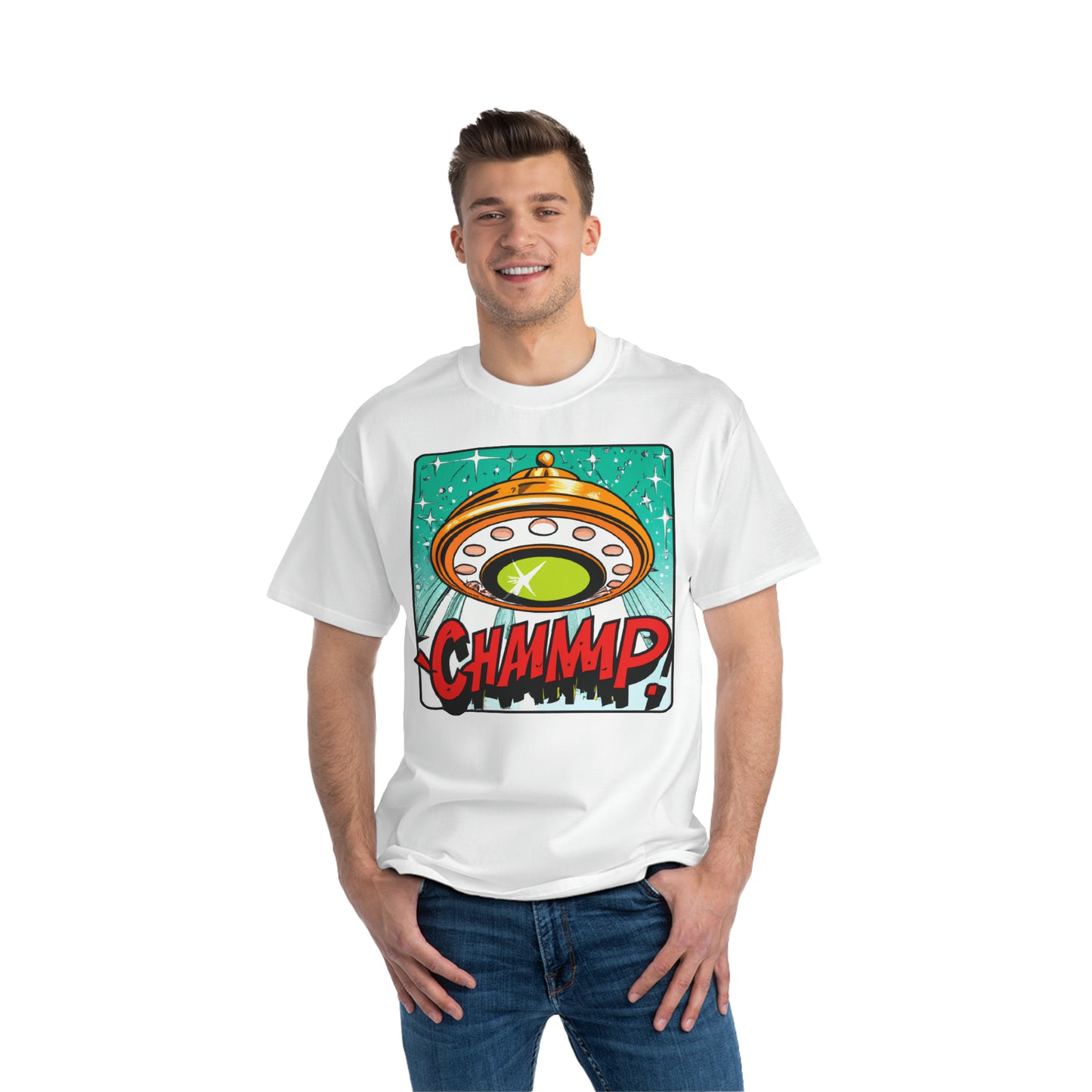 UFO CHAMMMP 8 - AI Art - Beefy-T® T-Shirt - (S - 6XL Sizes, Multiple Colors)