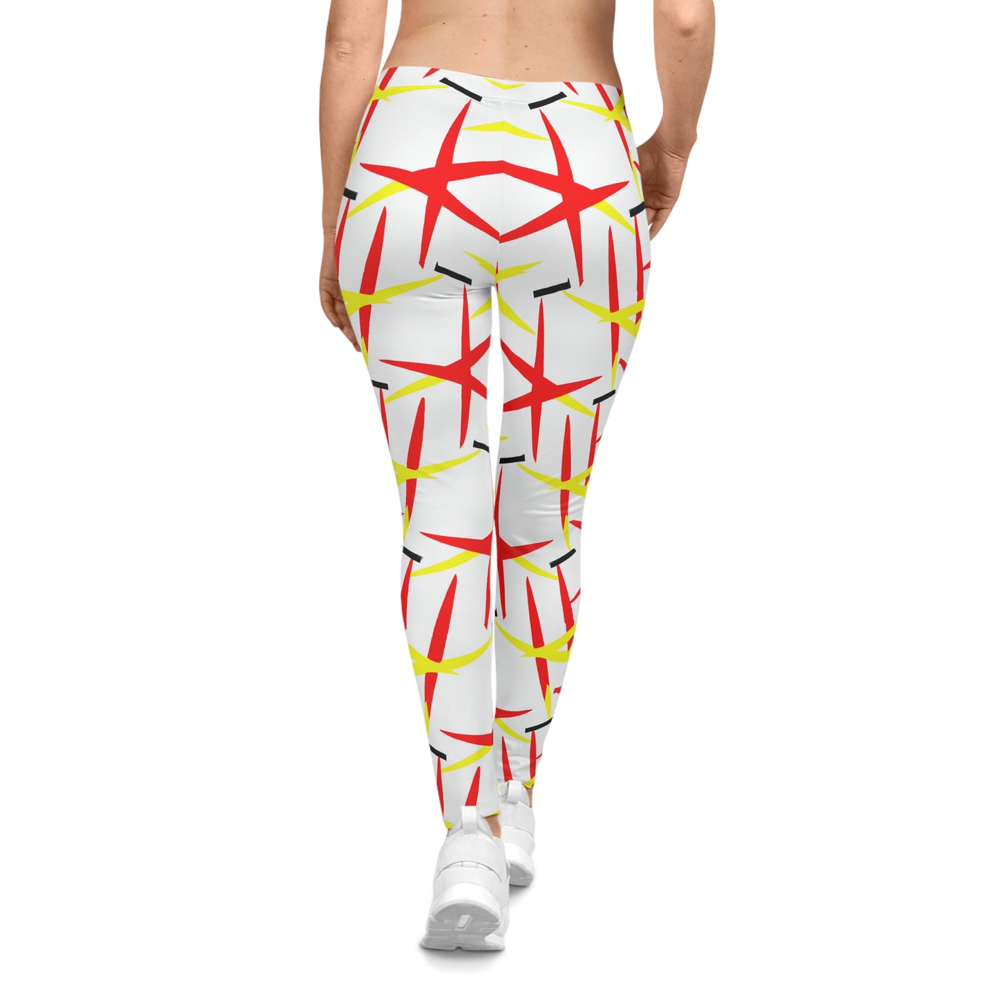 French Fries & Ketchup - AI Art - Women's Casual Leggings (AOP)