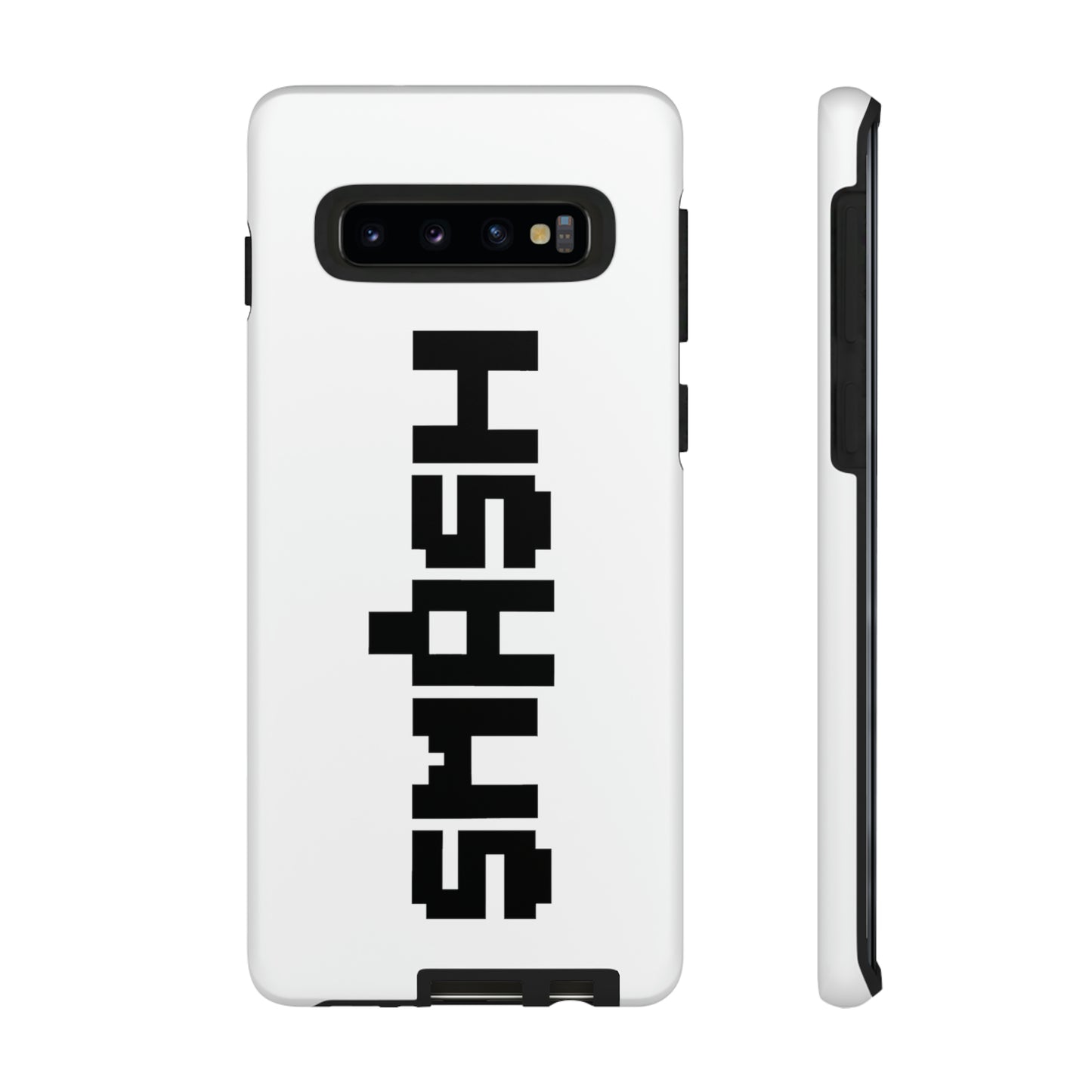 SMASH 8-Bit Logo Samsung Galaxy Phone Tough Cases (Versions S10-S21 Ultra, Plus, FE, E Available)