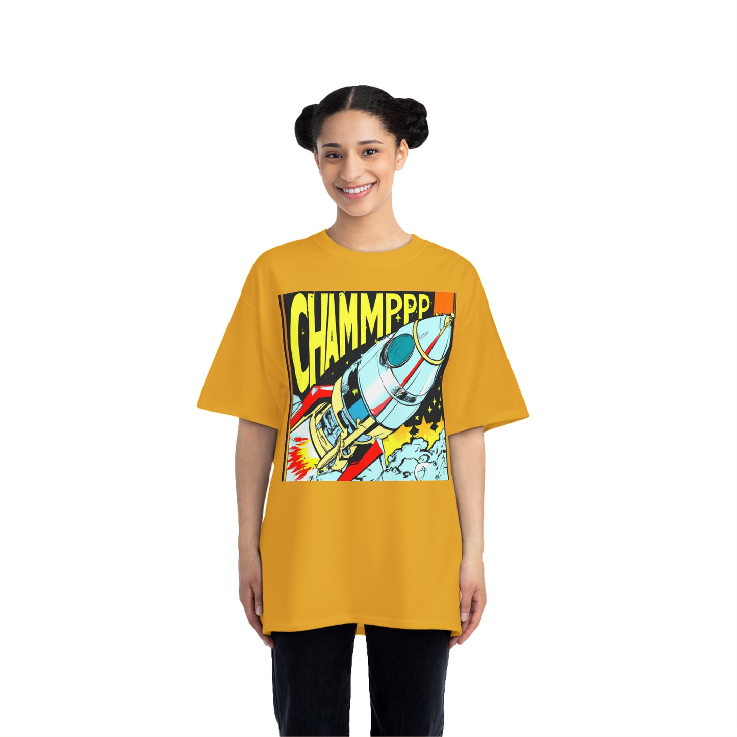 Spaceship 5 CHAMMPPP - AI Art - Beefy-T®  Short-Sleeve T-Shirt