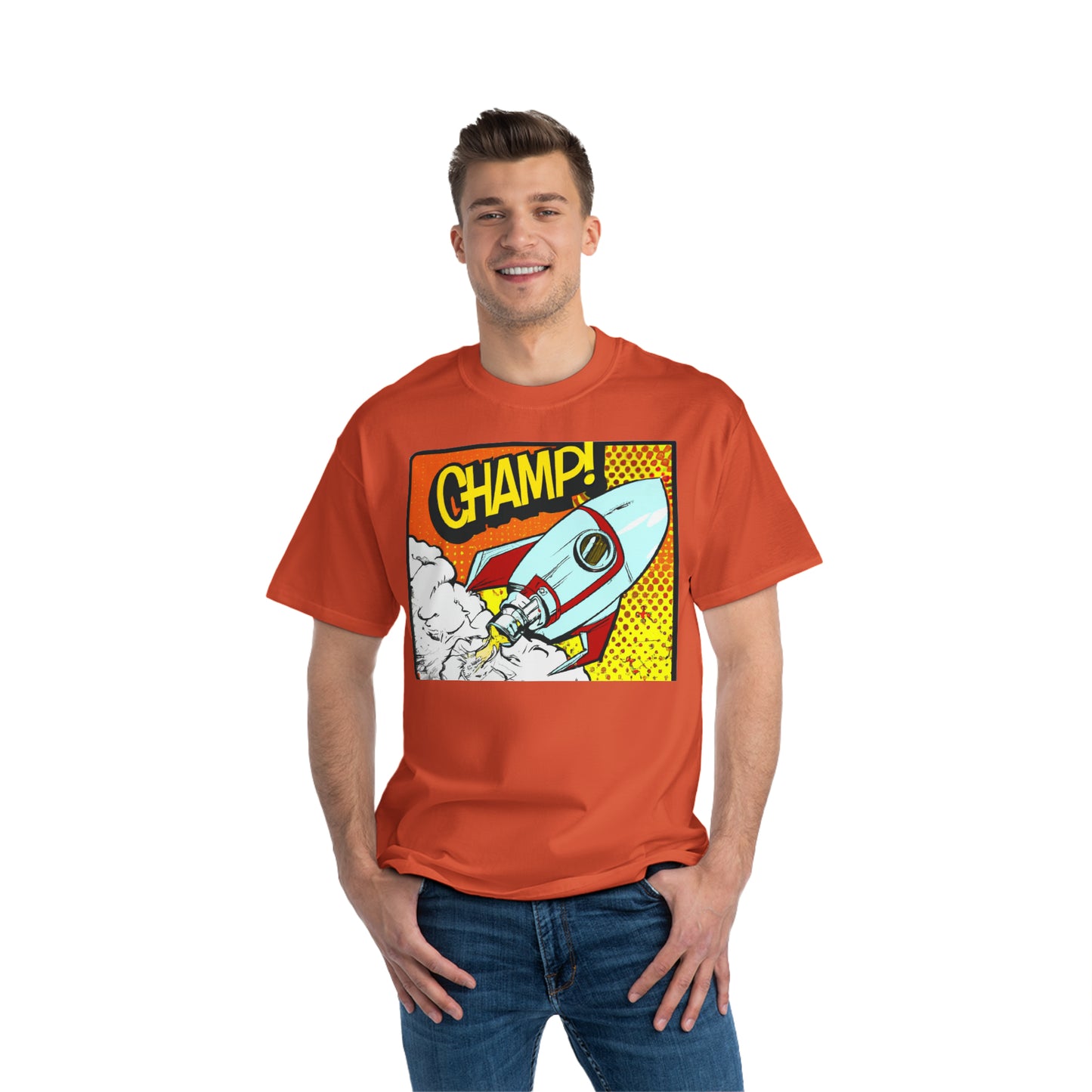 Spaceship Champ 2 - AI Art - Beefy-T®  Short-Sleeve T-Shirt