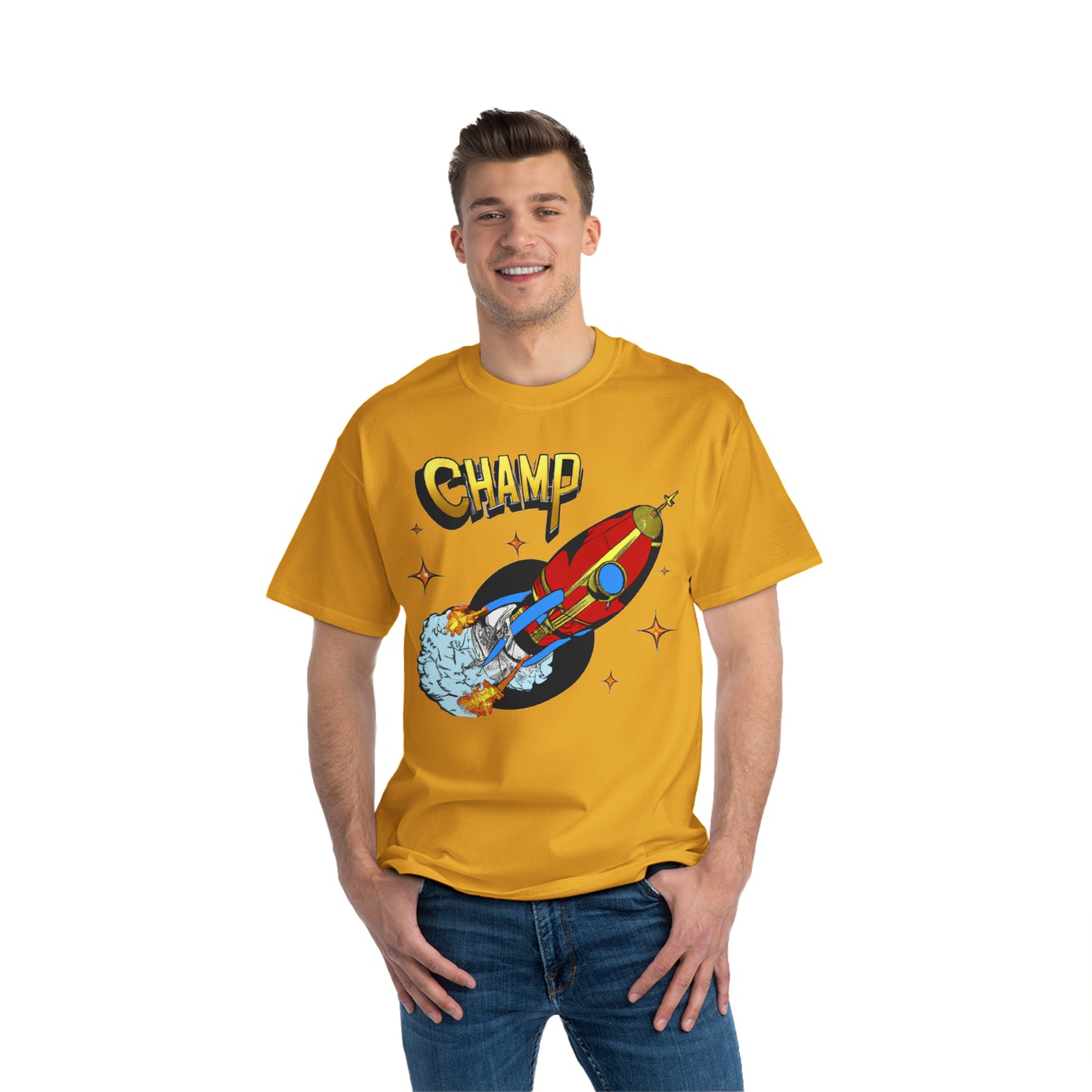 Spaceship Champ 7 - AI Art - Beefy-T®  Short-Sleeve T-Shirt