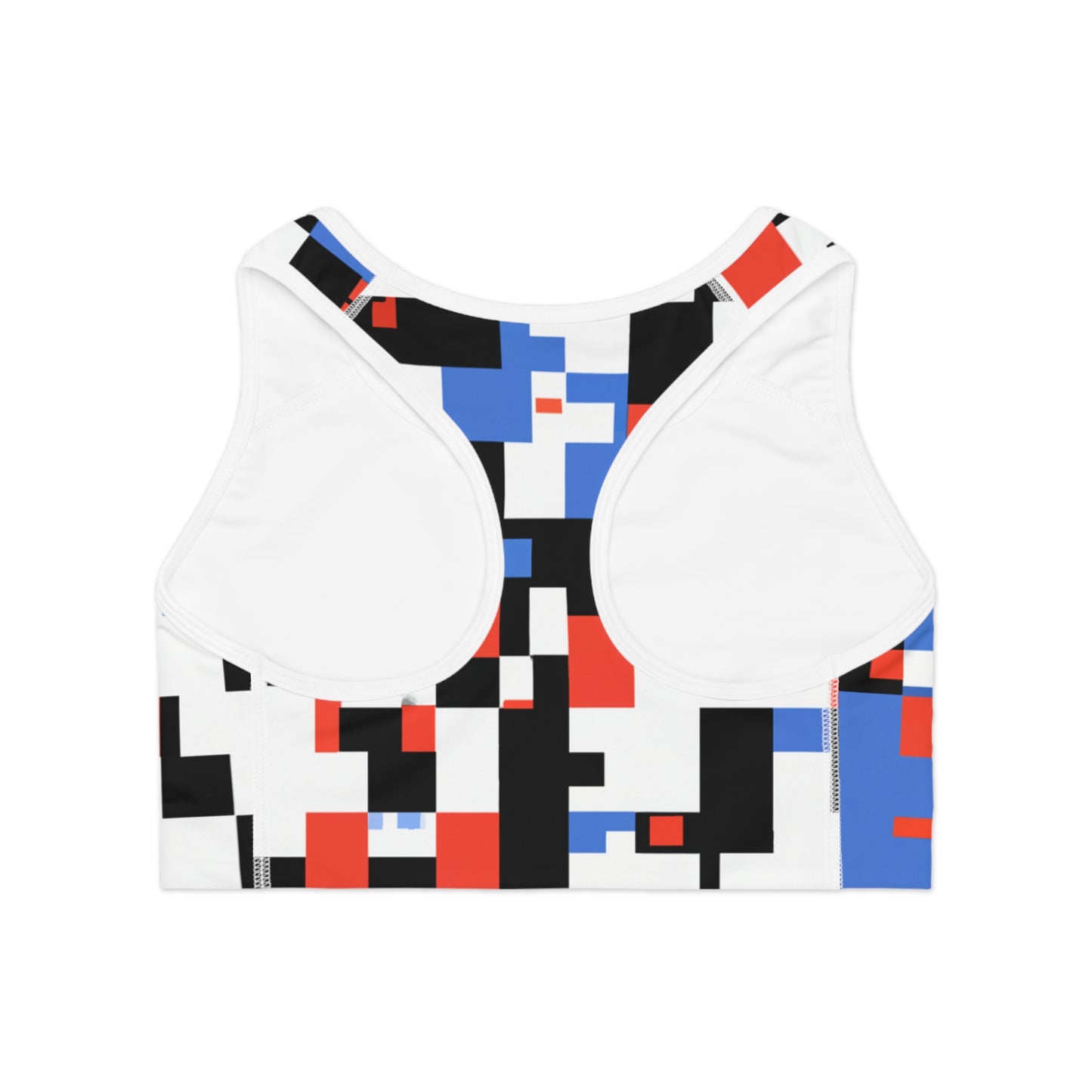 Scrambled Pixelation - AI Art - Sports Bra (AOP)