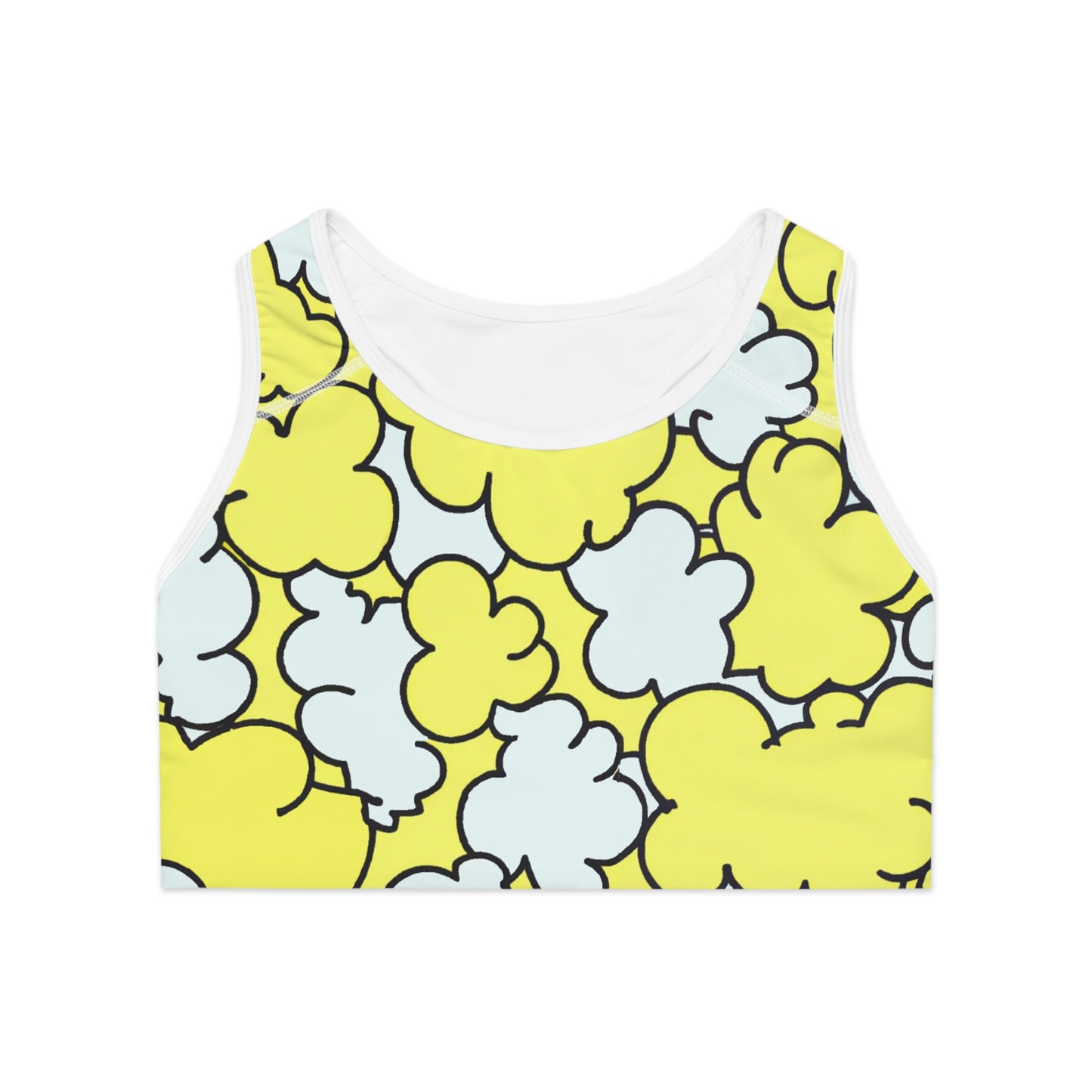 Buttered Popcorn - AI Art - Sports Bra (AOP)