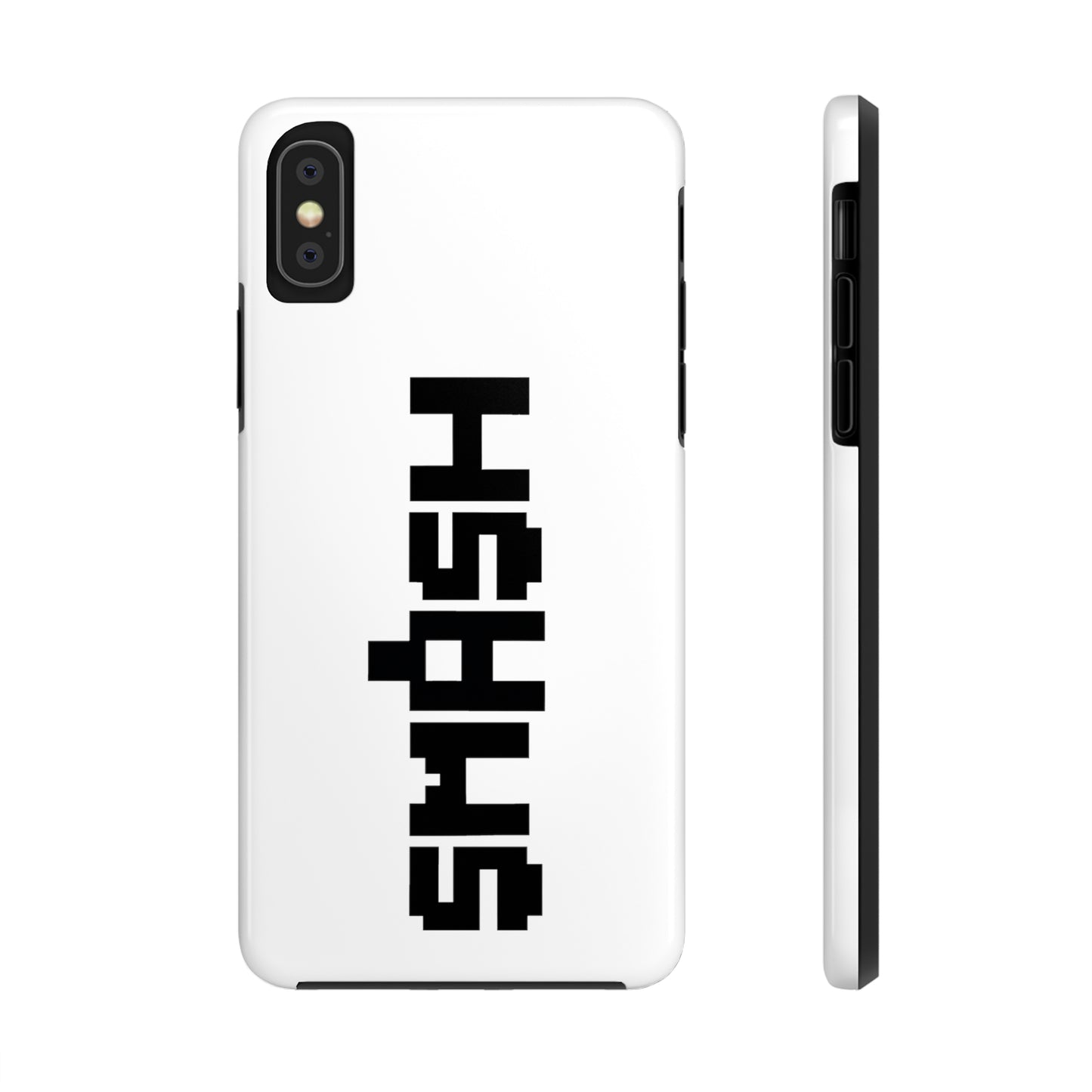 SMASH Logo 8-Bit iPhone Cases - AI Art - Tough Phone Cases (iPhone Versions 7-15pro & X Available)